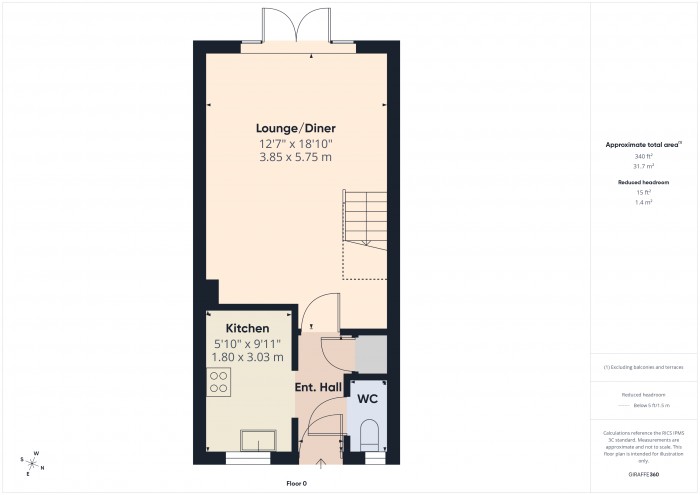 Floorplan for 20 Balmoral Drive, TA6