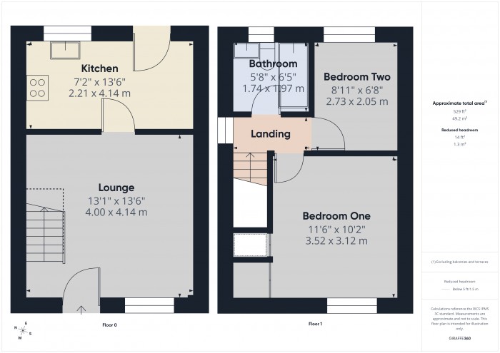 Floorplan for 42 Bryer Close, TA6