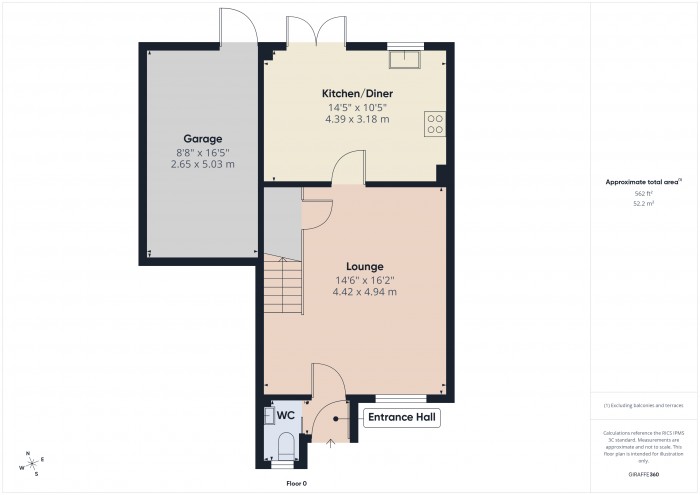 Floorplan for 9 The Beeches, TA6