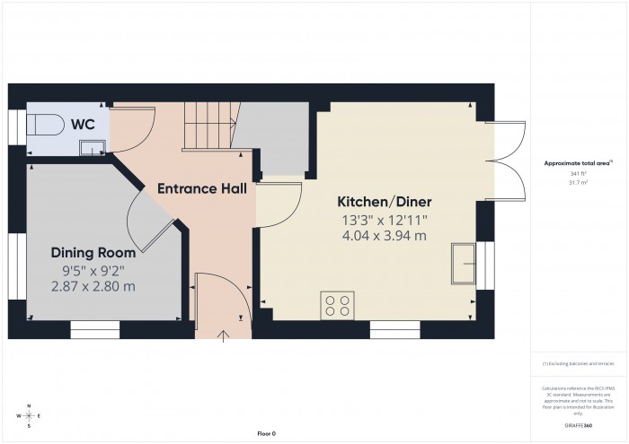 Floorplan for 14 Campion Way, TA5