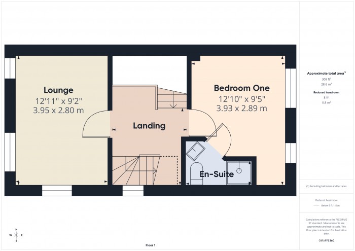 Floorplan for 14 Campion Way, TA5