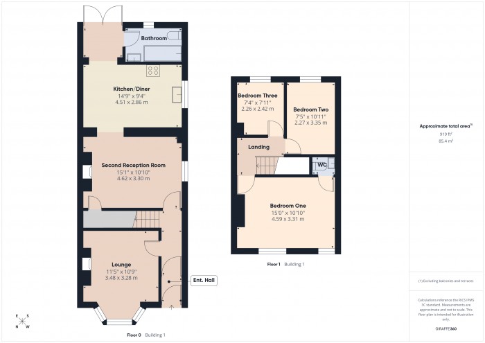 Floorplan for 2 Camden Road, TA6