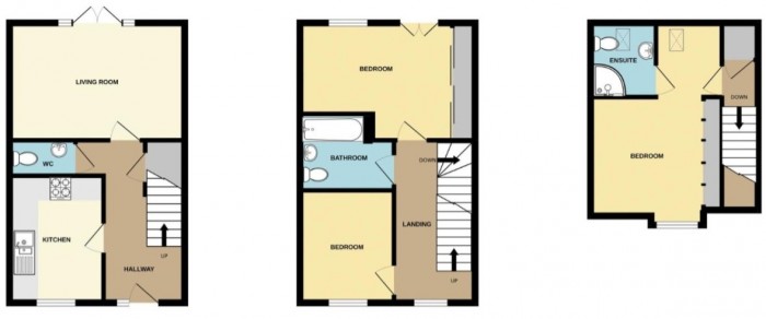 Floorplan for 16 Bonita Drive, TA6
