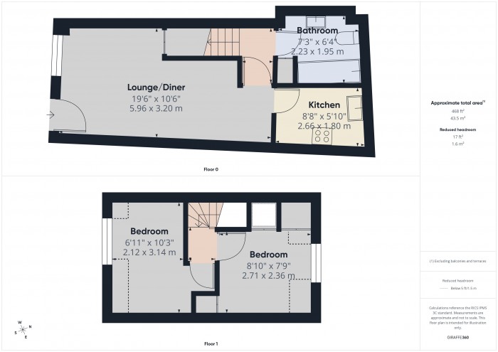 Floorplan for 60 St. Mary Street, TA6