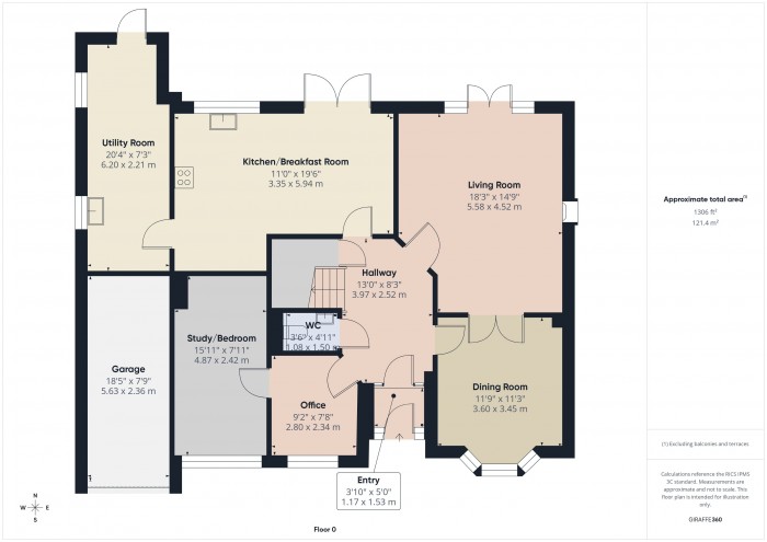 Floorplan for 2 Vickery Close, TA6