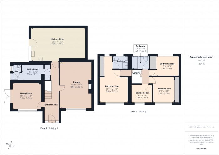 Floorplan for 19 Heathfield Close, TA6