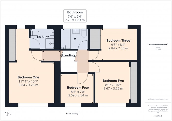 Floorplan for 19 Heathfield Close, TA6