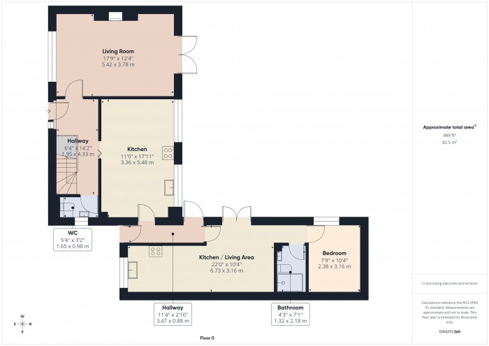 Floorplan for 39 Main Road, TA7