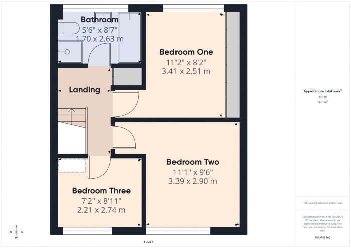 Floorplan for 20 Gurney Street, TA5