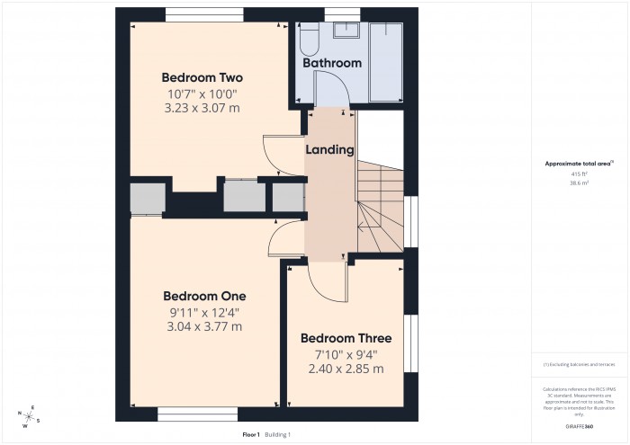 Floorplan for 2 Dunkery Road, TA6