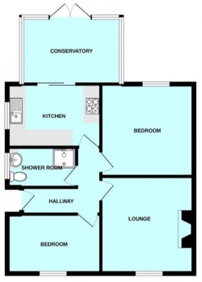 Floorplan for 68 Sedgemoor Road, TA6