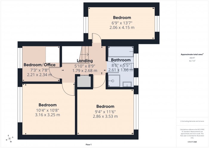 Floorplan for 20 Kestrel Close, TA6