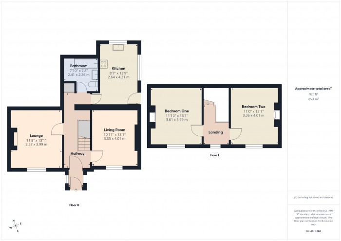 Floorplan for 3 Colley Lane, TA6