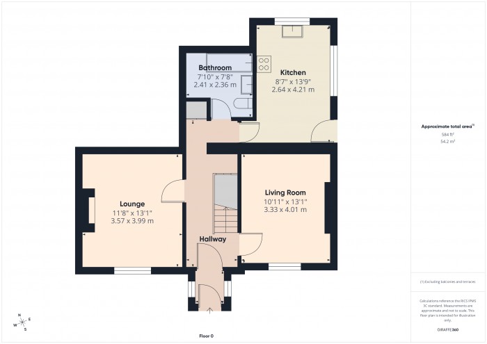 Floorplan for 3 Colley Lane, TA6
