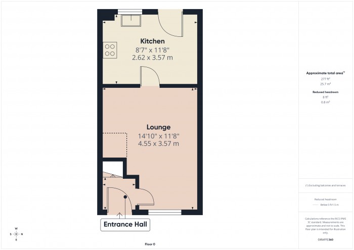 Floorplan for 16 Herbert Street, TA2