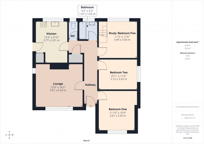 Floorplan for 89 Alfoxton Road, TA6