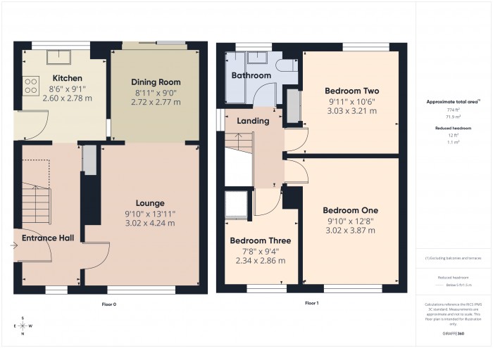 Floorplan for 20 Woodland Avenue, TA7