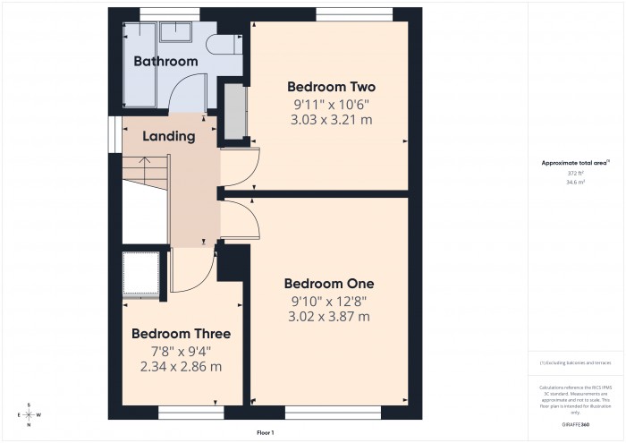 Floorplan for 20 Woodland Avenue, TA7