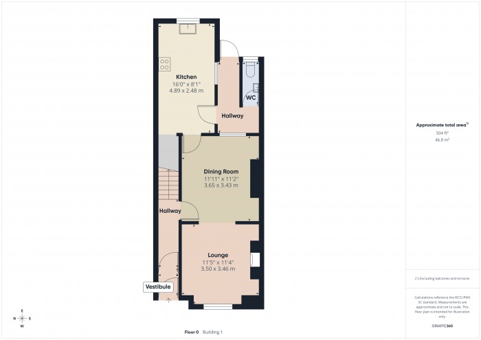 Floorplan for 78 Chilton Street, TA6