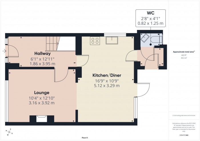 Floorplan for 17 Heathcombe Road, TA6
