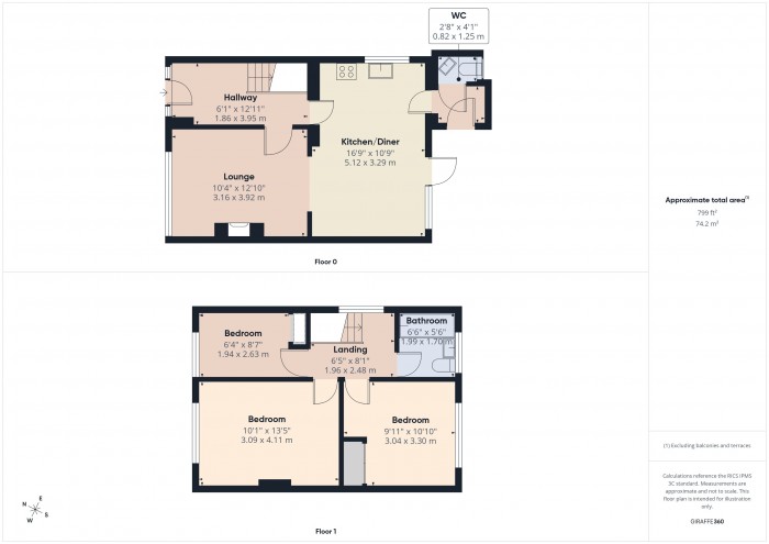Floorplan for 17 Heathcombe Road, TA6