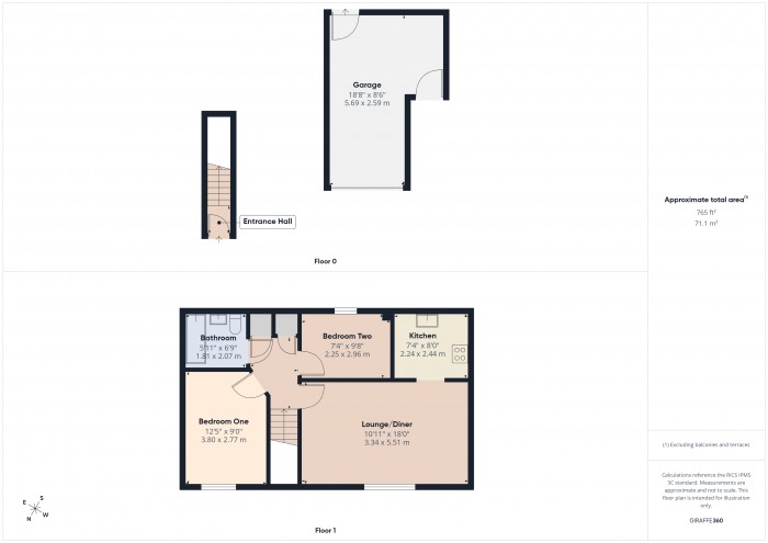 Floorplan for 5 Cridlands Meadow, TA6