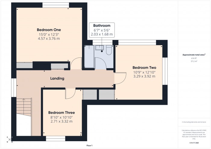 Floorplan for Small Moor, TA7