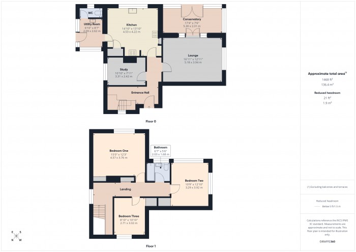 Floorplan for Small Moor, TA7