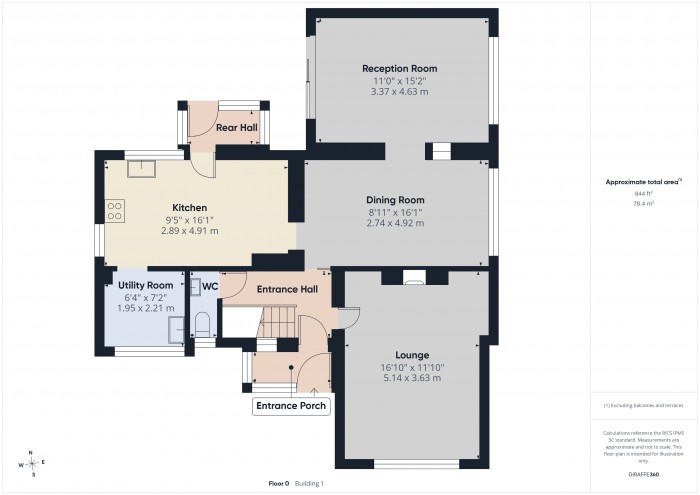 Floorplan for 33 Main Road, TA7
