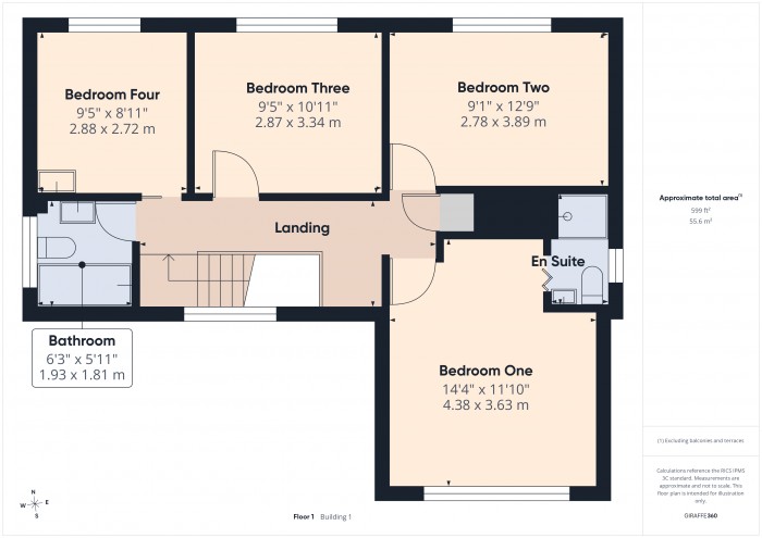 Floorplan for 33 Main Road, TA7