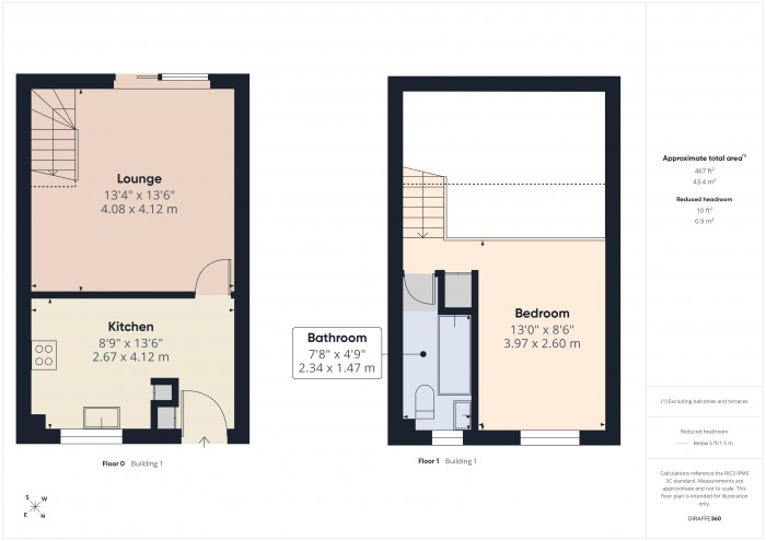 Floorplan for 5 Sheridan Close, TA6