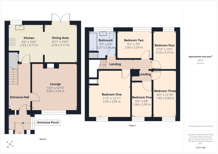 Floorplan for 55 Sydenham Road, TA6