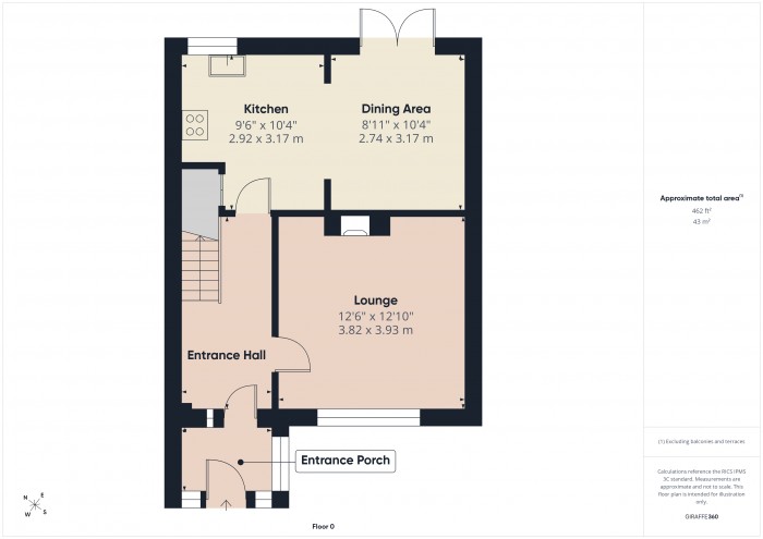 Floorplan for 55 Sydenham Road, TA6