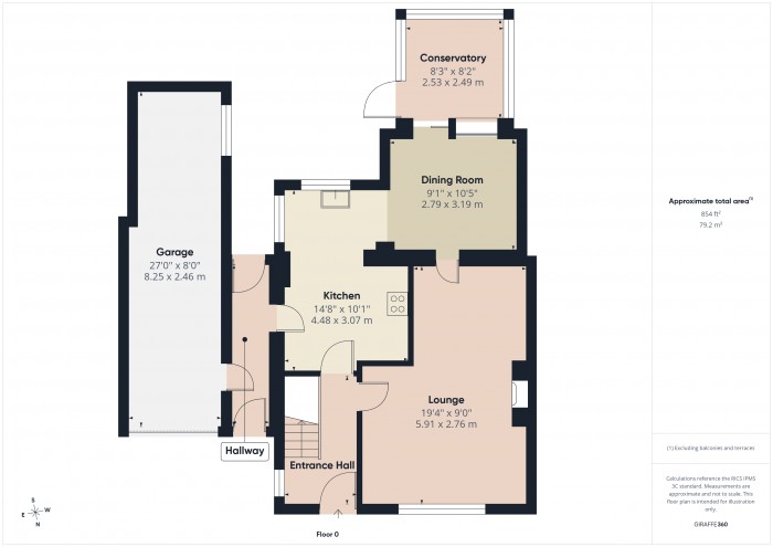 Floorplan for 20 Somerset Road, TA6