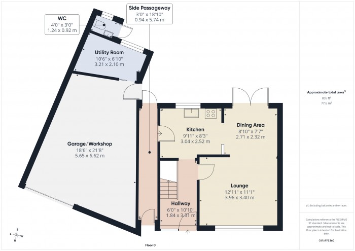 Floorplan for 47 Sedgemoor Road, TA6
