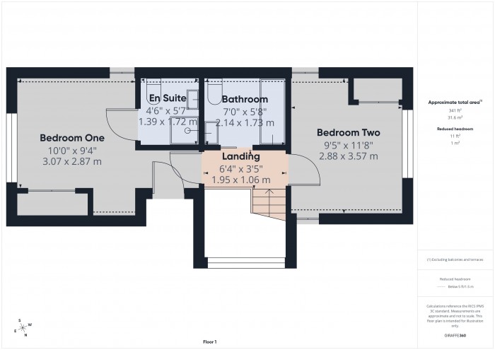 Floorplan for 3 Durleigh View Close, TA6