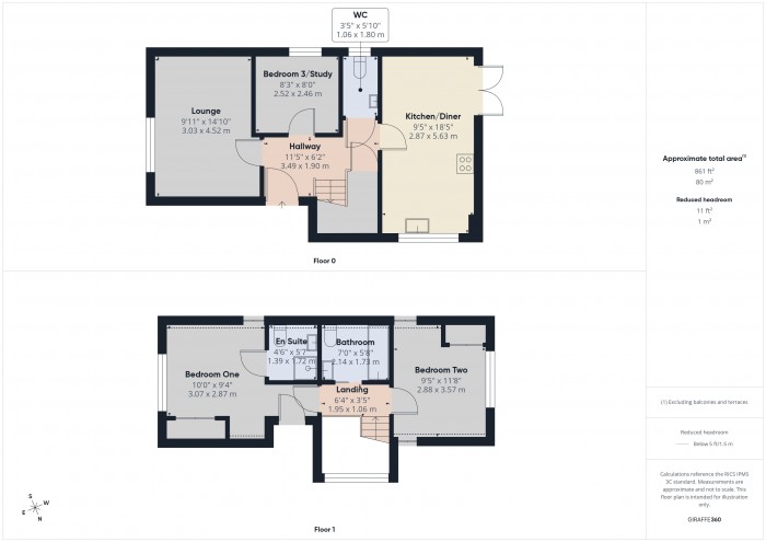 Floorplan for 3 Durleigh View Close, TA6