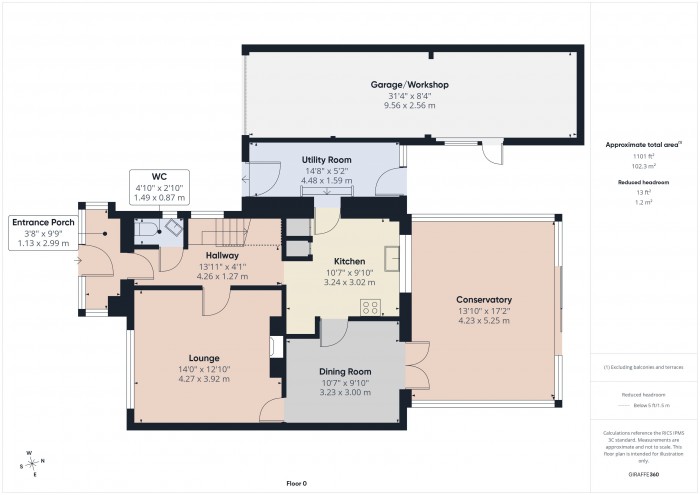 Floorplan for 25 Monmouth Road, TA7