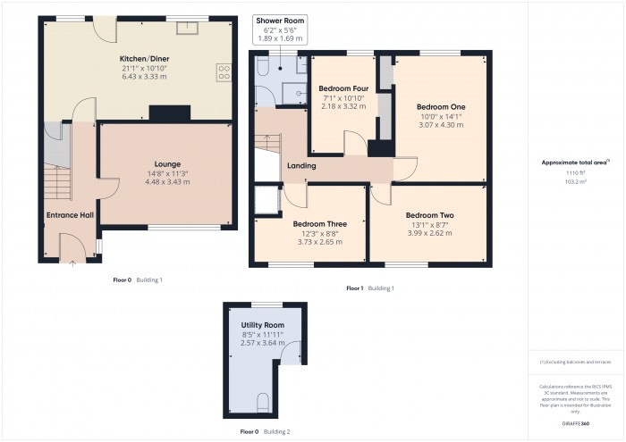 Floorplan for 2 Hillside Crescent, TA7