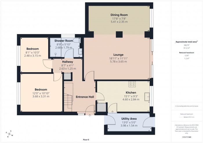Floorplan for 43 Luxborough Road, TA6