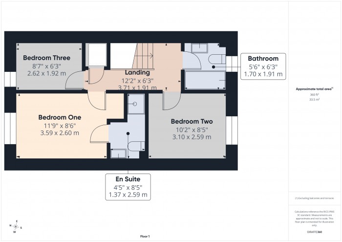 Floorplan for 2 Faroe Walk, TA6