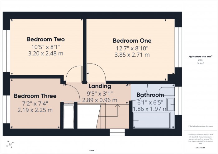 Floorplan for 41 Lime Tree Close, TA6