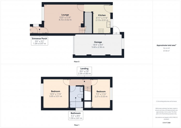 Floorplan for 3 Carlton Drive, TA6
