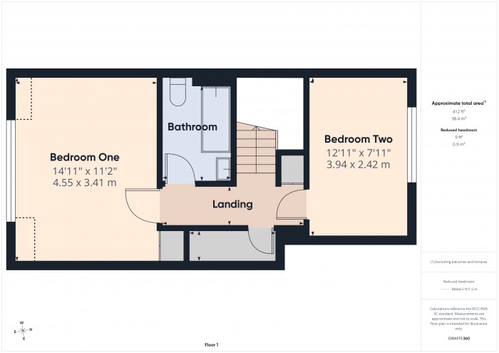 Floorplan for Flat 19, TA6