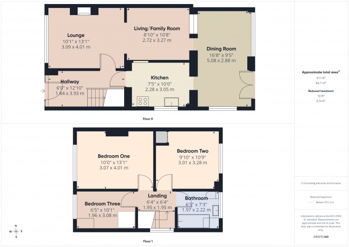 Floorplan for 4 Tetton Close, TA6