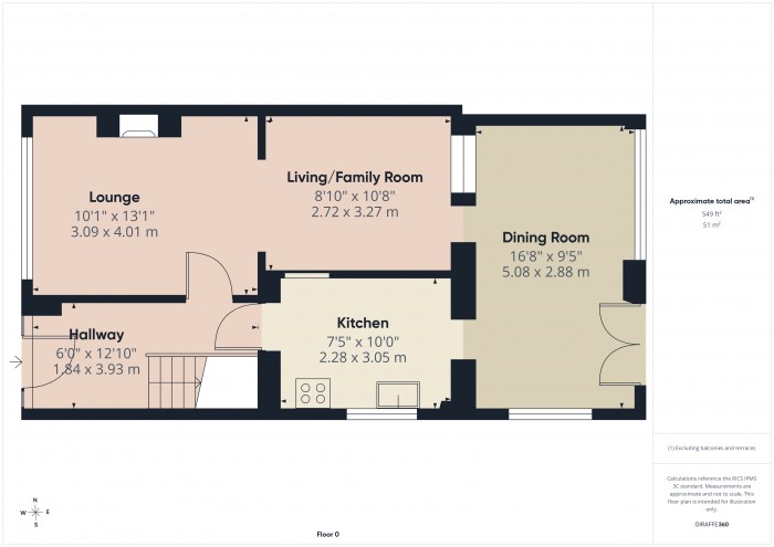 Floorplan for 4 Tetton Close, TA6