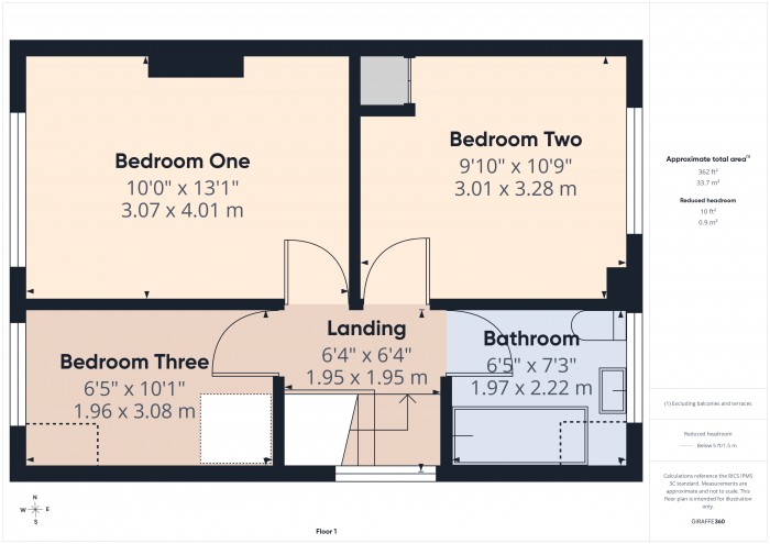 Floorplan for 4 Tetton Close, TA6