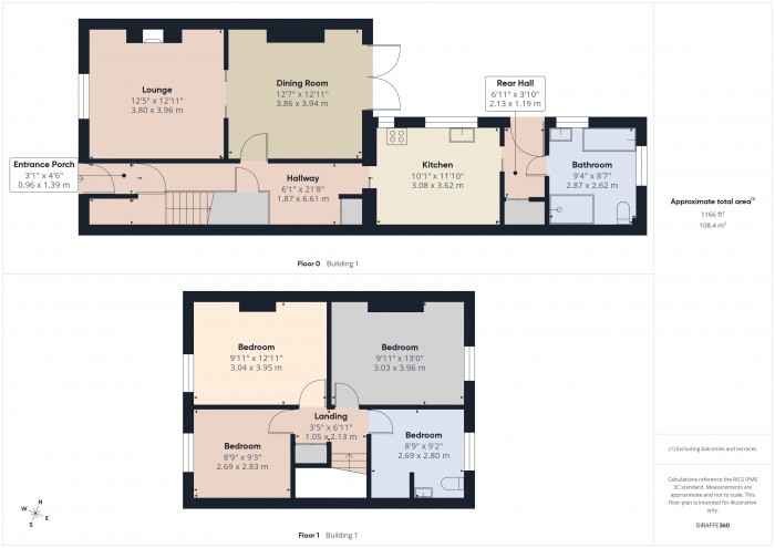 Floorplan for 93 Wellington Road, TA6