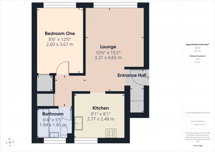 Floorplan for 31 Meadway, TA7
