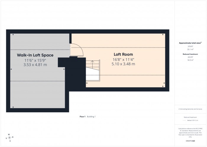 Floorplan for 1 Somerset Gardens, TA6